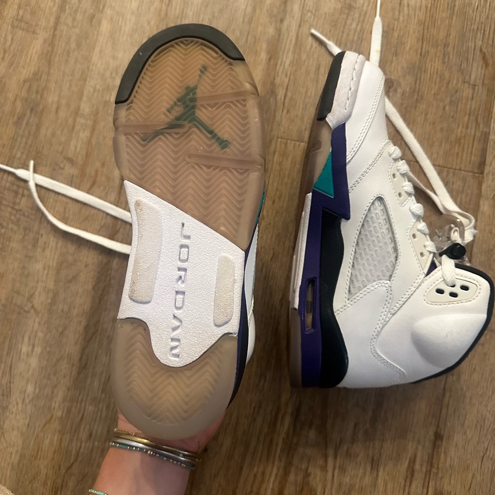 Nike Air Jordan 5 Retro "Grape" Kids - Picture 8 of 12